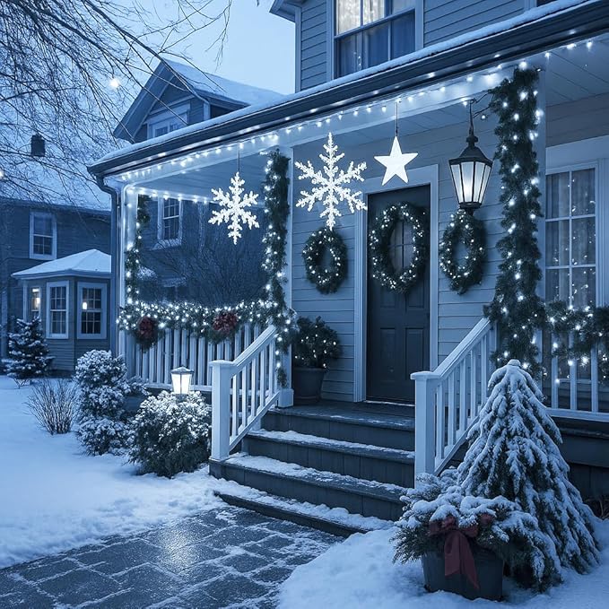 Warm White to Cool White Color Changing 200 LED 66FT Connectable Christmas - Image 7