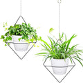 Hanging Planters for Indoor Plants, 2 Set Self Watering Hanging Flower Pots by Koalaime