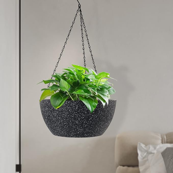 10 inch Hanging Planters for Outdoor Indoor Plants - Image 5