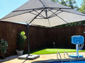 PURPLE LEAF 10' X 13' Rectangle Cantilever Umbrella by Unknown