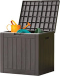 Sweetcrispy Deck Box with 31 Gallon Capacity, Weatherproof Resin Lockable by Sweetcrispy