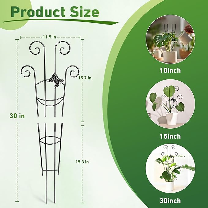Coomin 32.6in Monstera Plant Support - Image 2
