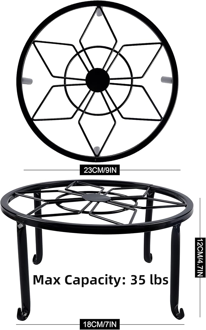 yosager 3 Pack Metal Plant Stands - Image 3