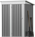 Greesum 5×3 FT Outdoor Storage Shed, Metal Storaged Sheds Without Floor by BuynowfromGreesum