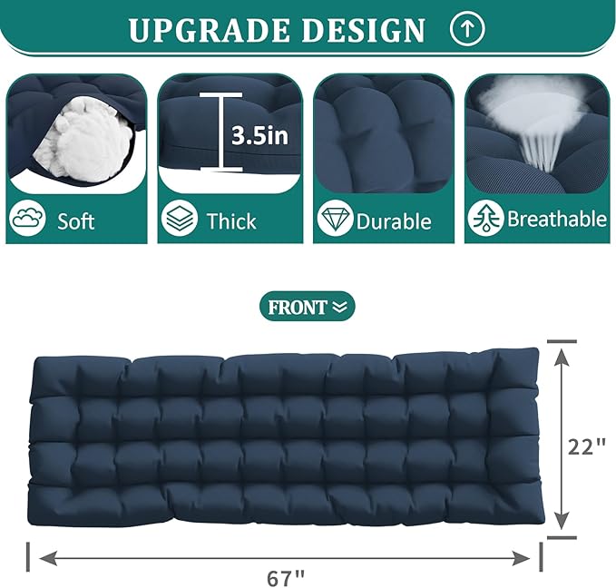 UDPATIO Oversized Zero Gravity Chair Set of 2, 29In XL Patio Reclining Chair - Image 3