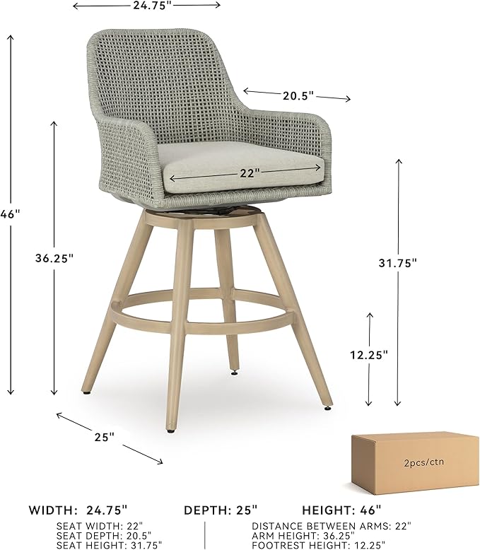 Signature Design by Ashley Seton Creek Casual Weather Resistant 360-Degree - Image 3