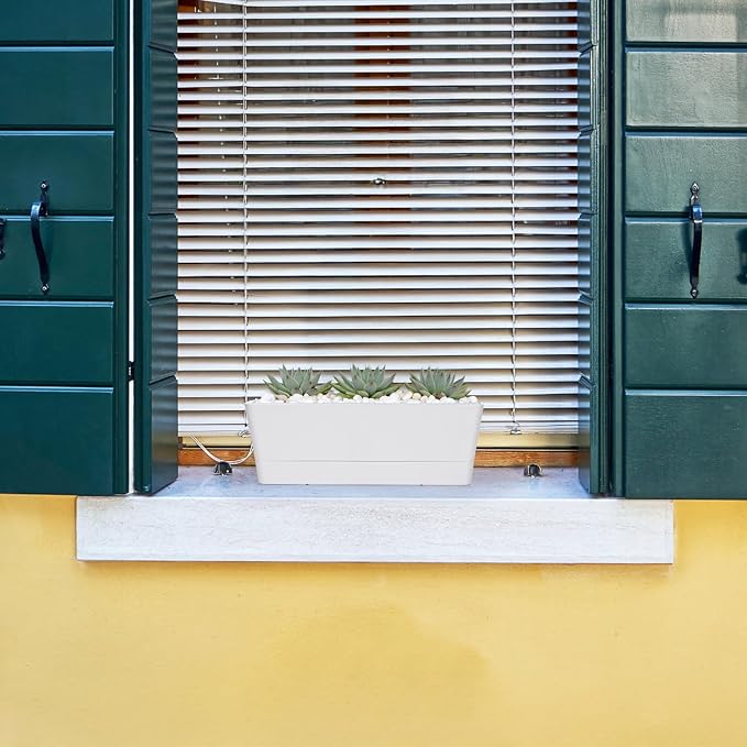 GREANER Window Boxes Planters, Indoor Succulent Cactus Flowers Vegetable - Image 7