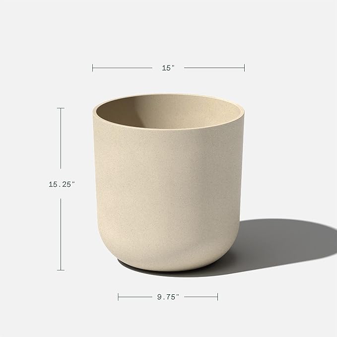 Veradek Round Lima Plastic Planter Pots - Image 3