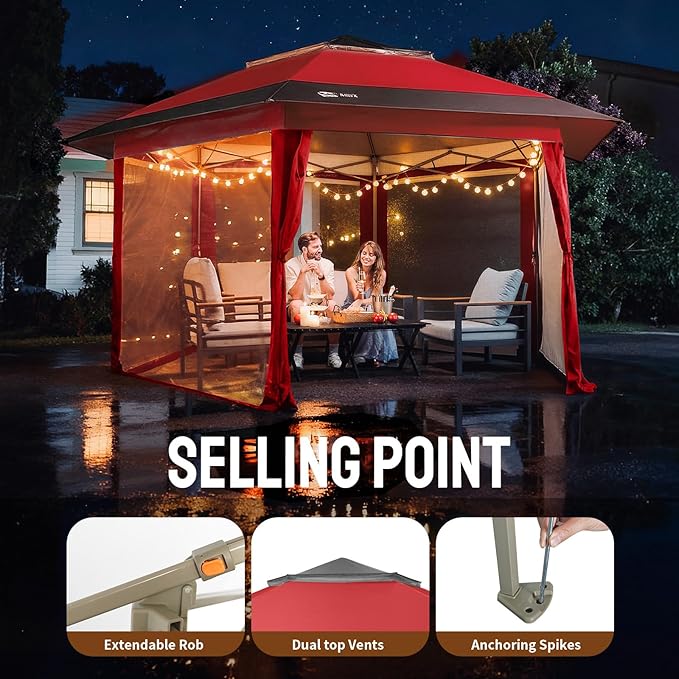 CROWN SHADES 13x13 Pop Up Gazebo - Image 5