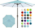 JEAREY 9FT Outdoor Patio Umbrella Outdoor Table Umbrella by JEAREYOutdoorsCollection