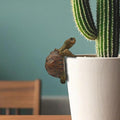 Mini Turtle Statue Miniature Tortoise Figurine Plant Pot Hanger, Realistic by Unknown