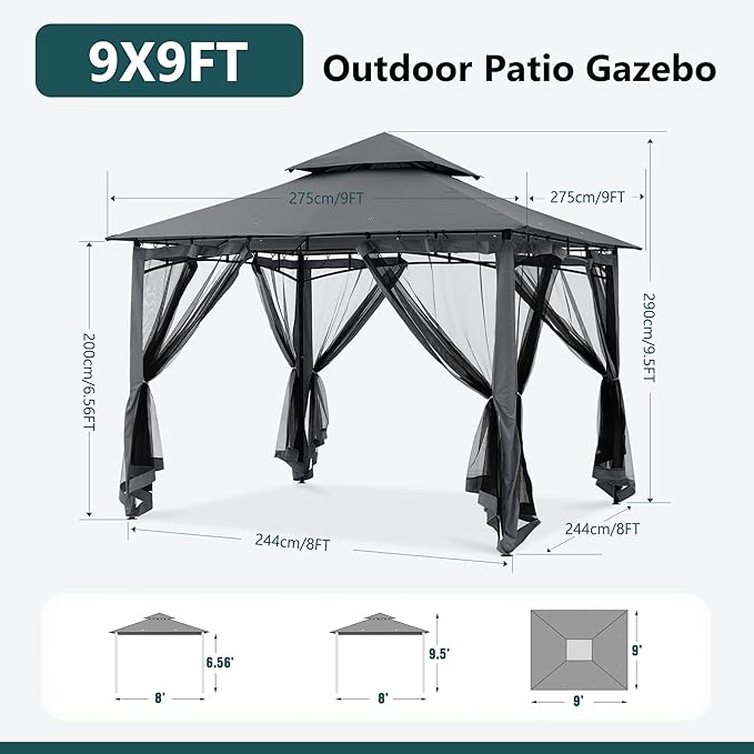 MASTERCANOPY Outdoor Garden Gazebo - Image 2