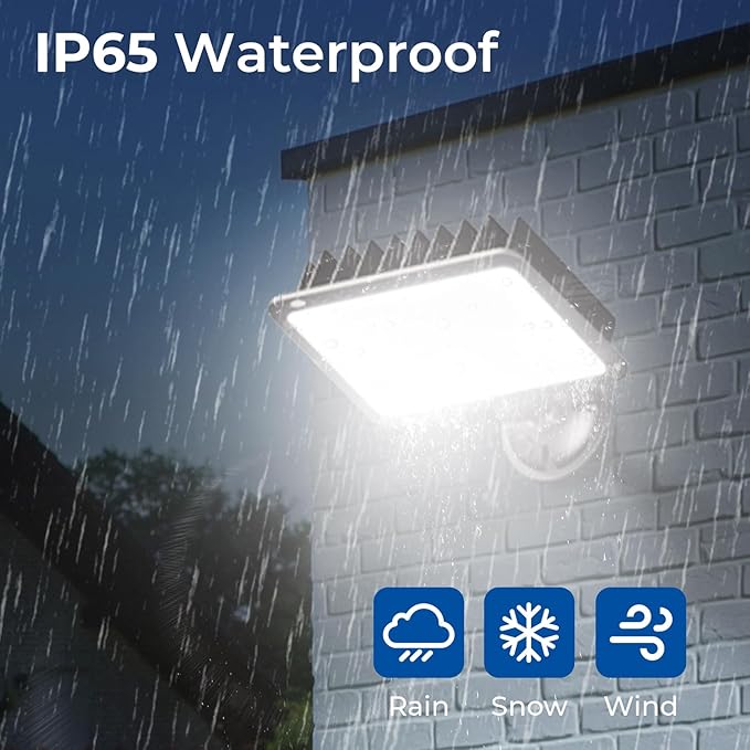 CINOTON 120W LED Flood Lights Outdoor, IP65 Waterproof Exterior Security Wall - Image 3