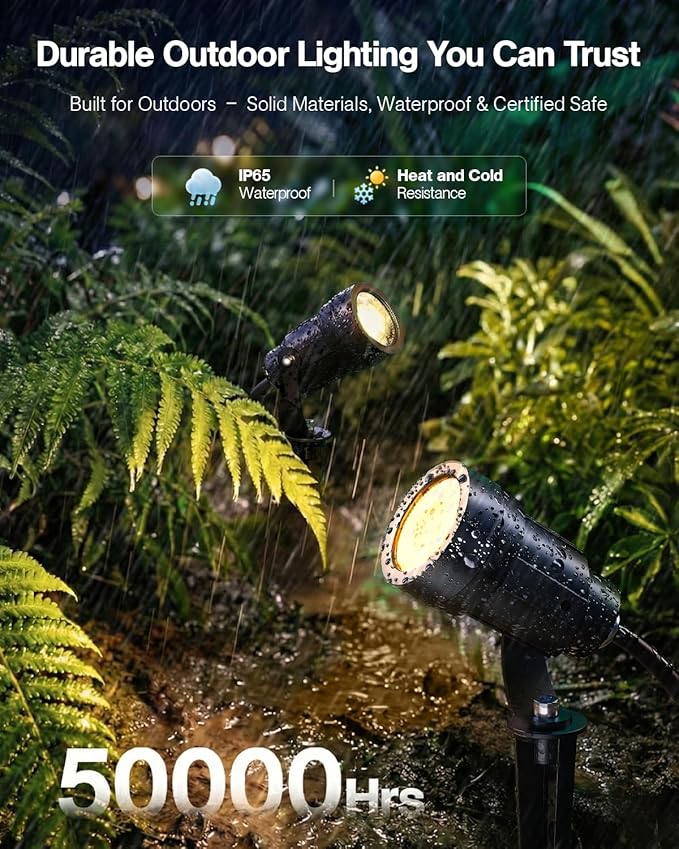 HIBOITEC 5W Low Voltage Landscape Lights, 2900K Warm White Landscape Lighting - Image 3