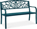 Best Choice Products Outdoor Bench Steel Garden Patio Porch Furniture by BestChoiceProducts
