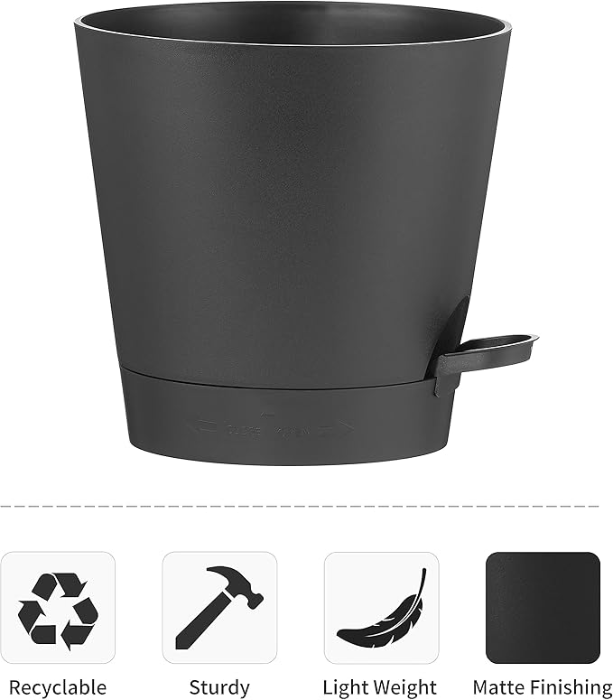 FaithLand 2-Pack 9 Inch Planter Pots - Image 4