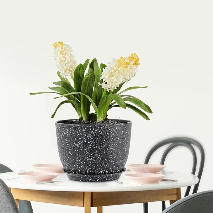 12 inch Big Plant Pots, Plastic Planters - Image 7
