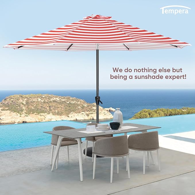 Tempera Patio Market Outdoor Table Umbrella - Image 7