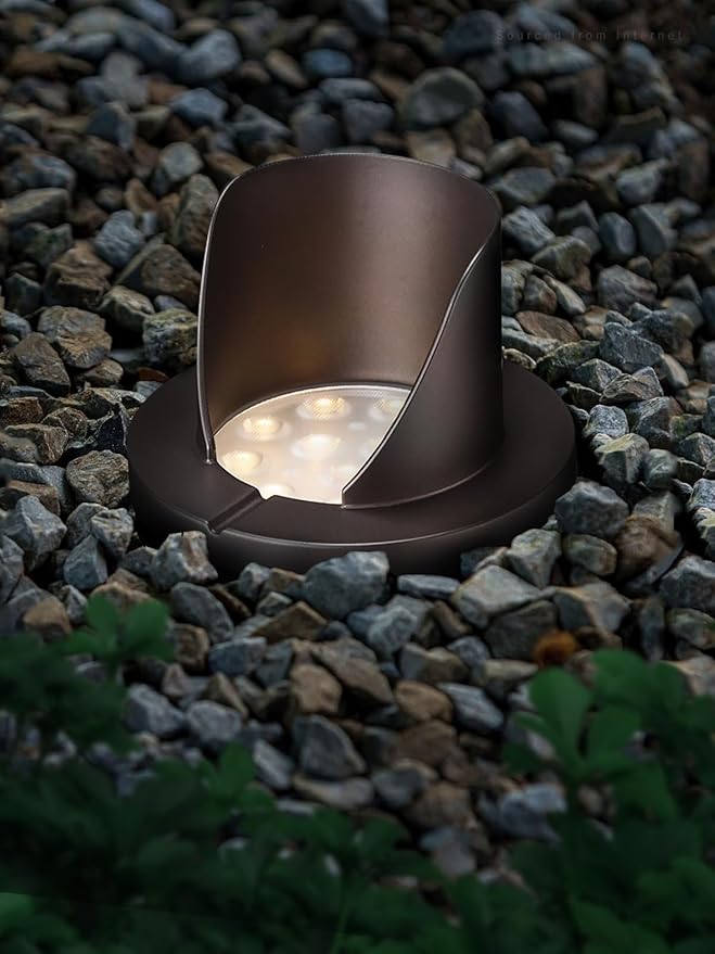 LEONLITE Dia. 4 Inch Well Lights Landscape LED In Ground, Shielded Top - Image 2