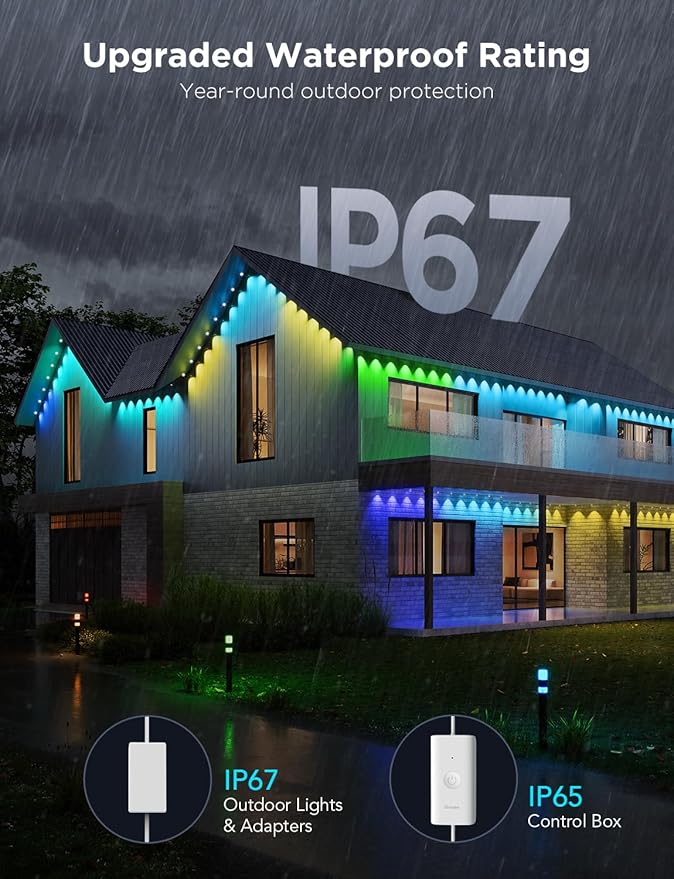 Govee Permanent Outdoor Lights Pro, 150ft - Image 5