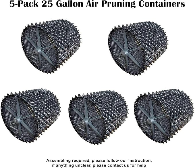 Air Pruning Containers, 25 Gallon Air Pruning Planters, 100 Liter 20" X 20" D/H - Image 2