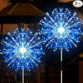 JJGoo Solar Firework Lights, 2 Pack 120 LEDs 2 Lighting Modes Solar Garden by JJGoo