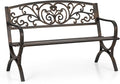 Sophia & William Metal Outdoor Bench, Cast Iron Park Benches by SophiaWilliam