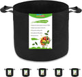 5-Pack 5 Gallon Plant Grow Bags, Heavy Duty Aeration Fabric Pots by OPPOLIFE
