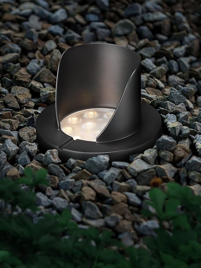 LEONLITE Dia. 4 Inch Well Lights Landscape LED In Ground, Shielded Top - Image 2