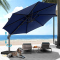 HOTEEL10x10ft Patio Umbrella Cantilever Umbrellas by HOTEEL