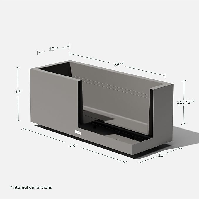 Veradek Block Series Long Box Planter - Image 3