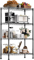 Xcity Storage Shelves, 4 Tier Heavy Duty Metal Shelving Unit, 1600 LBS Capacity by Unknown