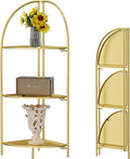 Crofy Foldable 3 Tier Corner Shelf, Metal Corner Plant Stand by CrofyLLC