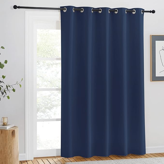 NICETOWN Blackout Navy Curtain Drape by NICETOWN