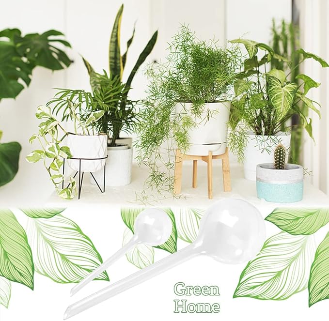 14 Pcs Plant Clear Watering Bulbs, Plastic Automatic Self-Watering Globes - Image 6