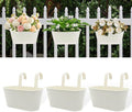 Metal Railing Planters for Outdoor Plants by vensovo