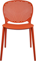2xhome Patio Dining Chair | Modern Stackable Outdoor Pool Side Chair | Weather by 2xhome