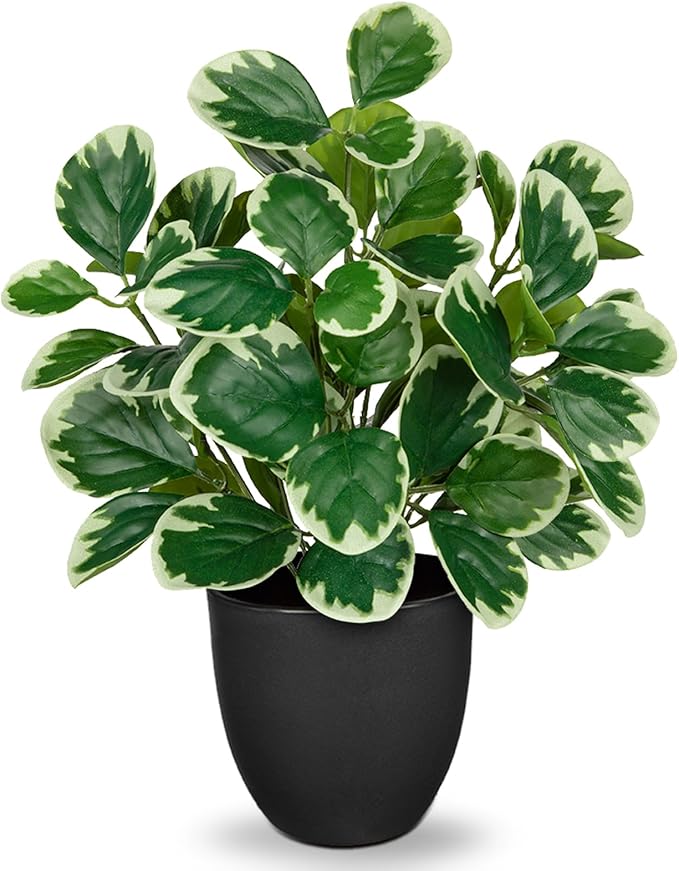 14.5" Artificial Plants Indoor Home Decor, Fake Potted Silk Plants by VillaComo