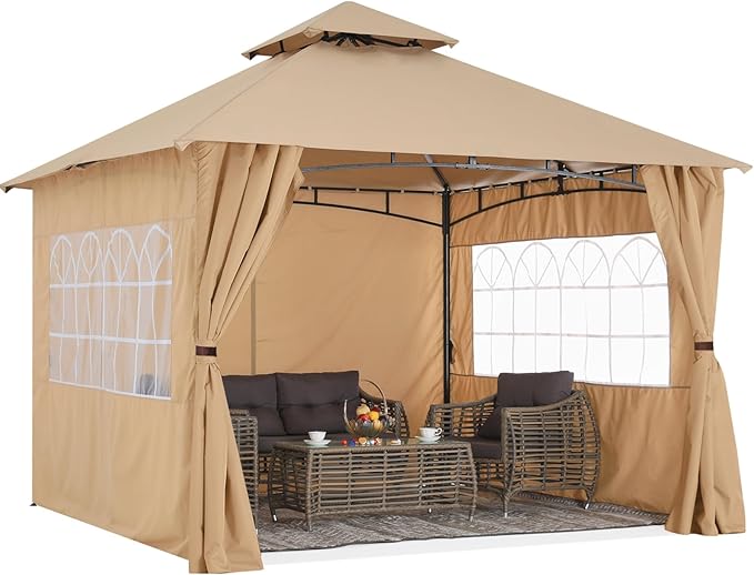 MASTERCANOPY Patio Gazebo Steel Frame Outdoor Gazebo by MASTERCANOPY