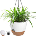 Hanging Planters for Indoor Outdoor Plants, 1 Set Self Watering Hanging Pot by Vanslogreen