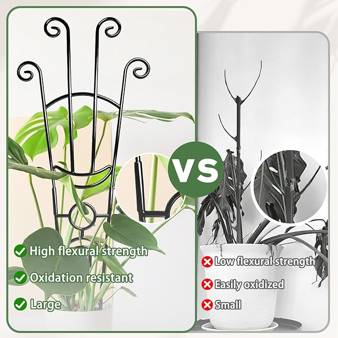 32.6in Monstera Plant Support Stakes - Image 3