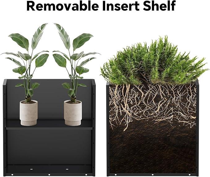 Galvanized Steel Tall Planter – 24x12x24in - Image 6