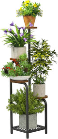 TOSKING 5 Tier Metal Plant Stand Indoor 48''H Tall, Heavy Duty Plant Shelf by TOSKINGESSENCE