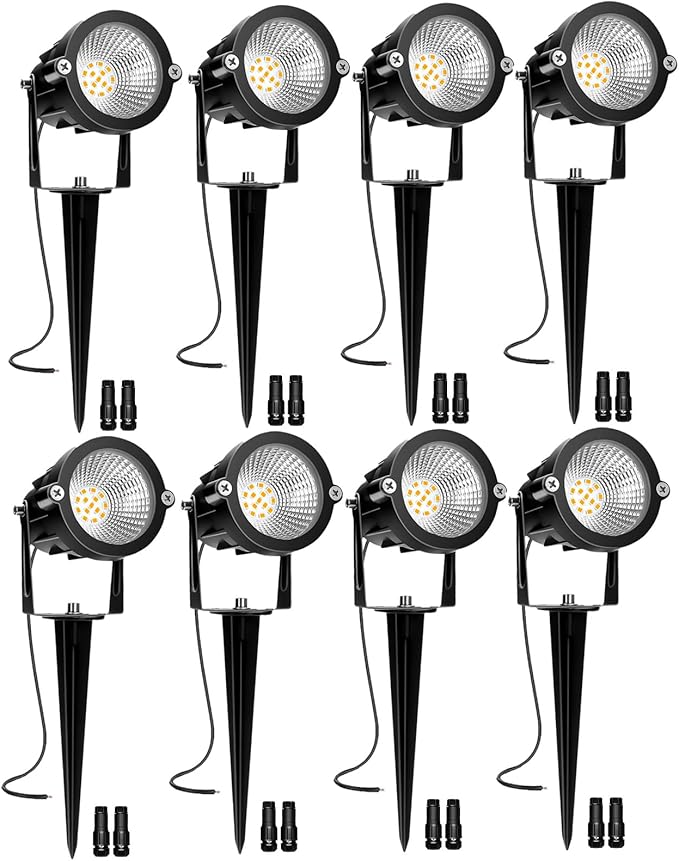 Low Voltage Landscape Lights, 10W 12/24V 2700K Warm White Landscape Lighting by REEGOLD