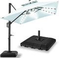 Best Choice Products 10x10ft Cantilever Patio Umbrella w/Base Included by BestChoiceProducts