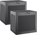 Outdoor Storage Box, Resin Deck Boxes Indoor and outdoor, Waterproof Storage by NBYSGO