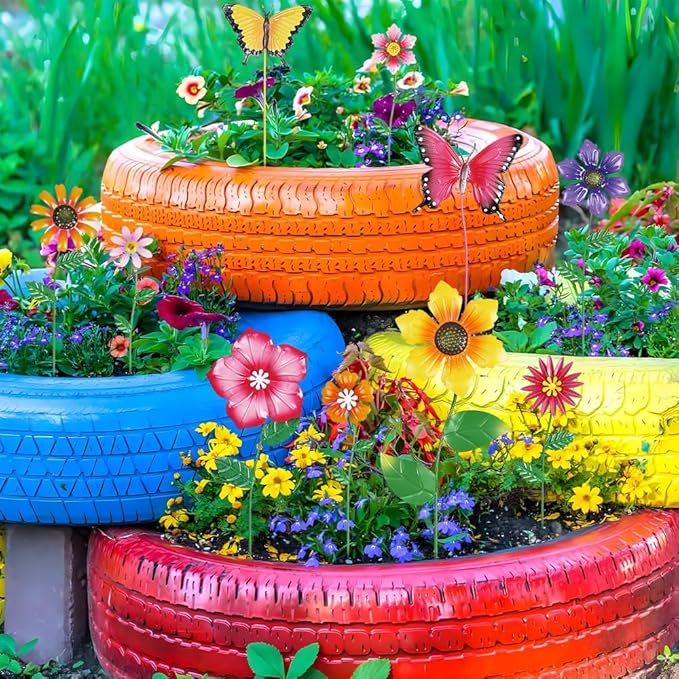 hogardeck Garden Decor for Outside, Yard Art Garden Decorations for Outdoor - Image 5