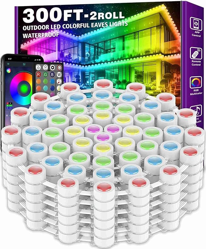 FBZ 300FT Permanent Outdoor RGB Lights by Unknown