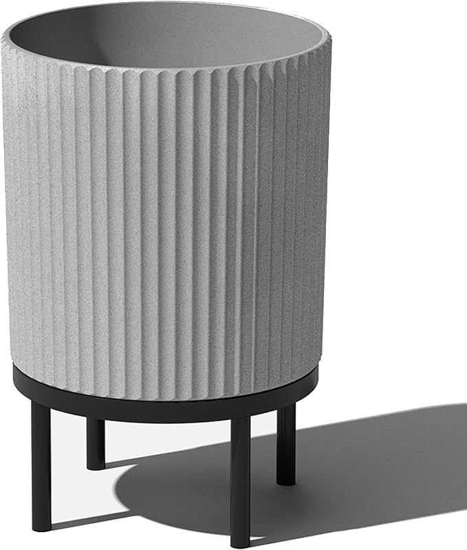 Veradek Demi Series Round Planter w/ Stand by VeradekOutdoor