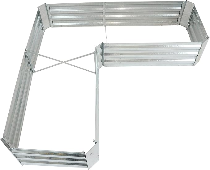 Sunnydaze 11.75" H Raised Metal Garden Bed - Image 9